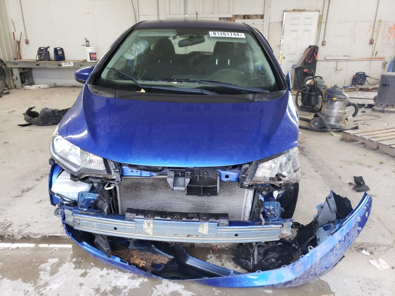 2017 Honda Fit VIN 3HGGK5H53HM713989 Copart auction photo, front end / side damage thumbnail 5