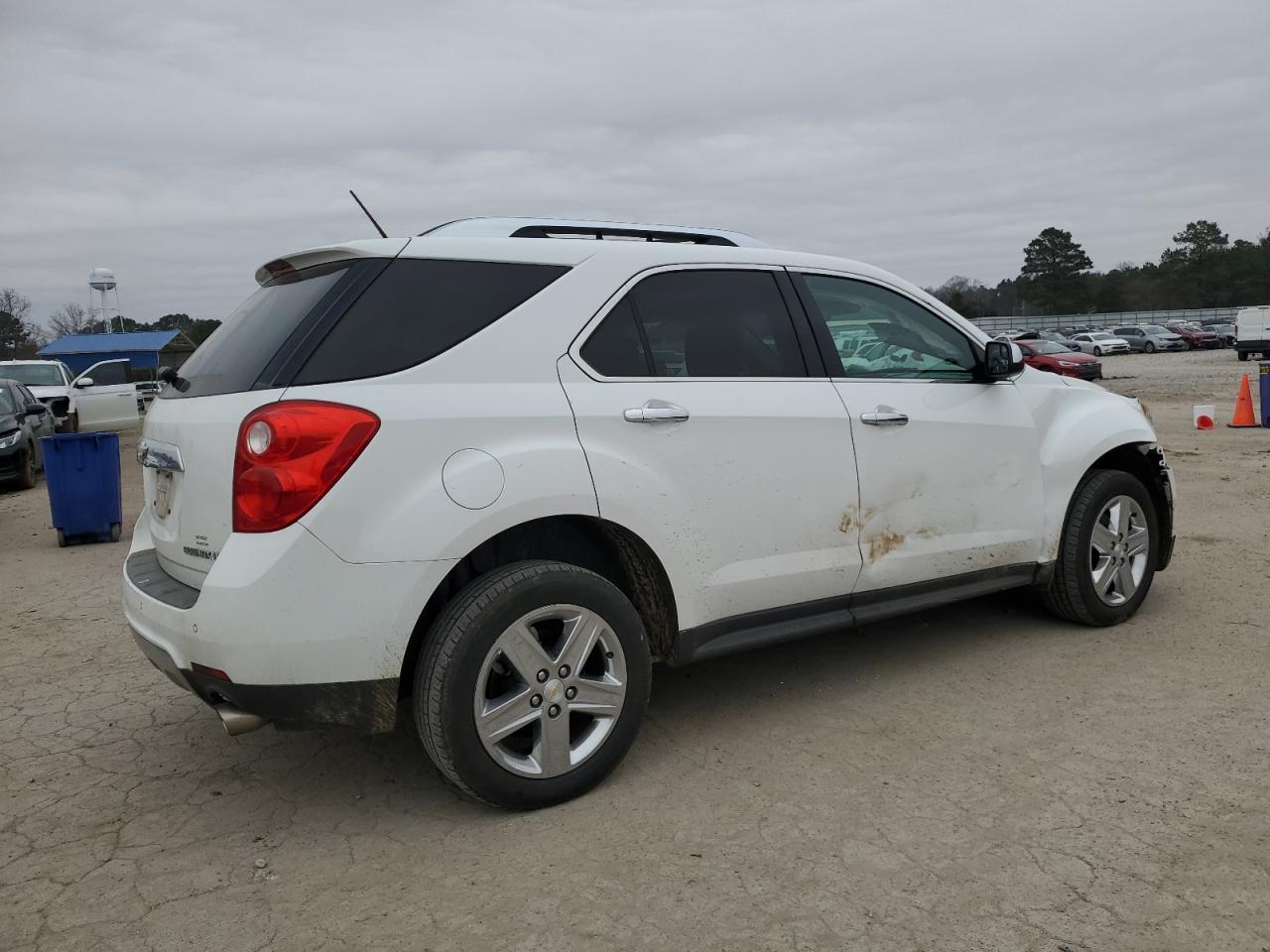2014 Chevrolet Equinox VIN 2GNFLDE37E6309448 Copart auction photo, front end / side damage thumbnail 3