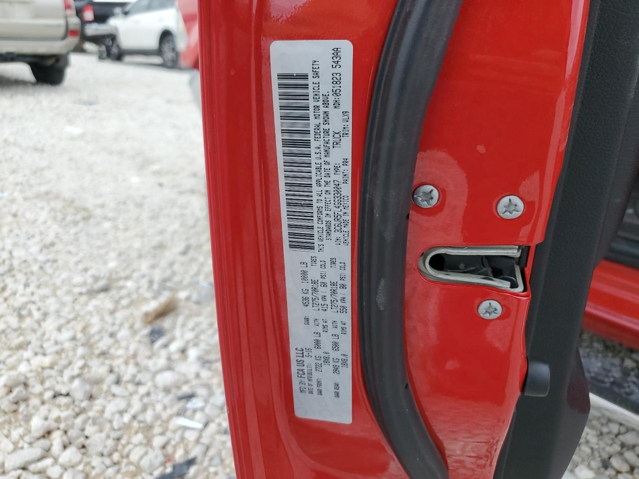 2016 RAM 2500 VIN 3C6UR5FL4GG330047 Copart auction photo, all over damage thumbnail 12