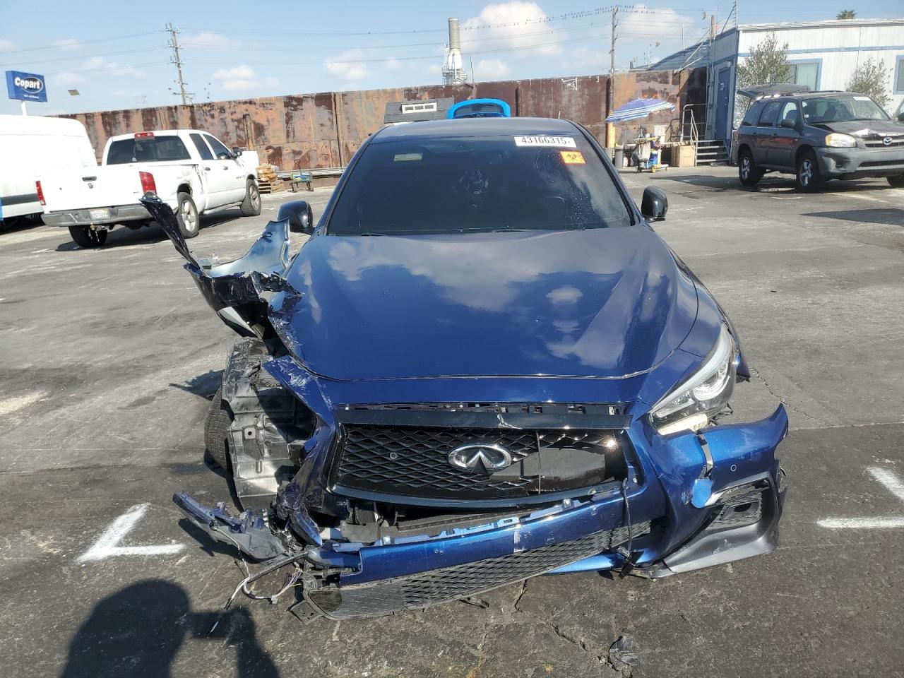 2018 Infiniti Q50 VIN JN1FV7AP3JM461691 Copart auction photo, all over damage thumbnail 5