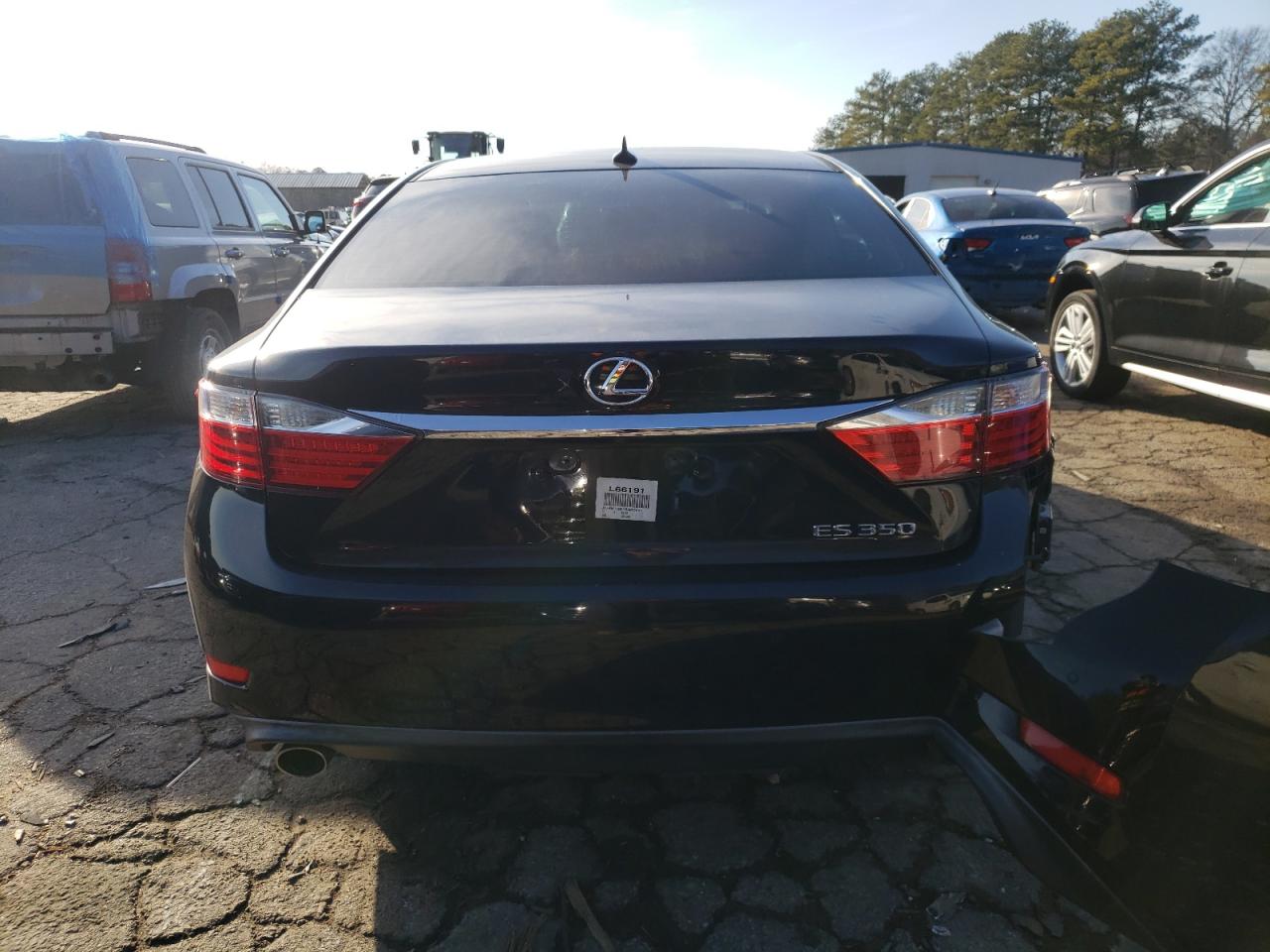 2013 Lexus ES VIN JTHBK1GG1D2072457 Copart auction photo, side / rear end damage thumbnail 6