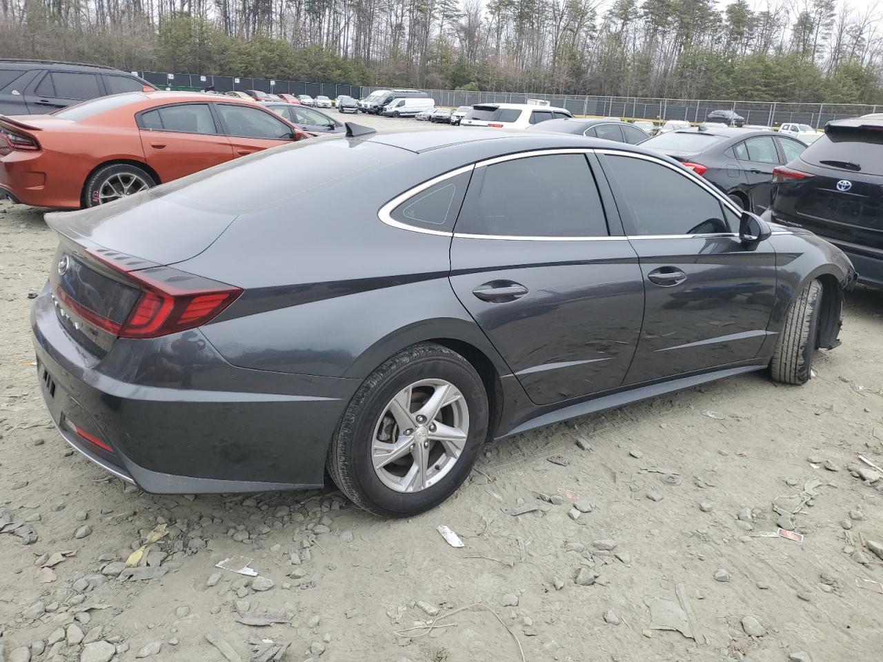 2021 Hyundai Sonata VIN 5NPEG4JA0MH074012 Copart auction photo, front end / undercarriage damage thumbnail 3