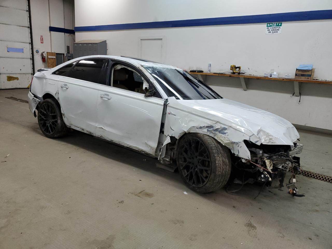 2015 Audi A6 VIN WAUHGAFC1FN030610 Copart auction photo, all over / undercarriage damage thumbnail 4