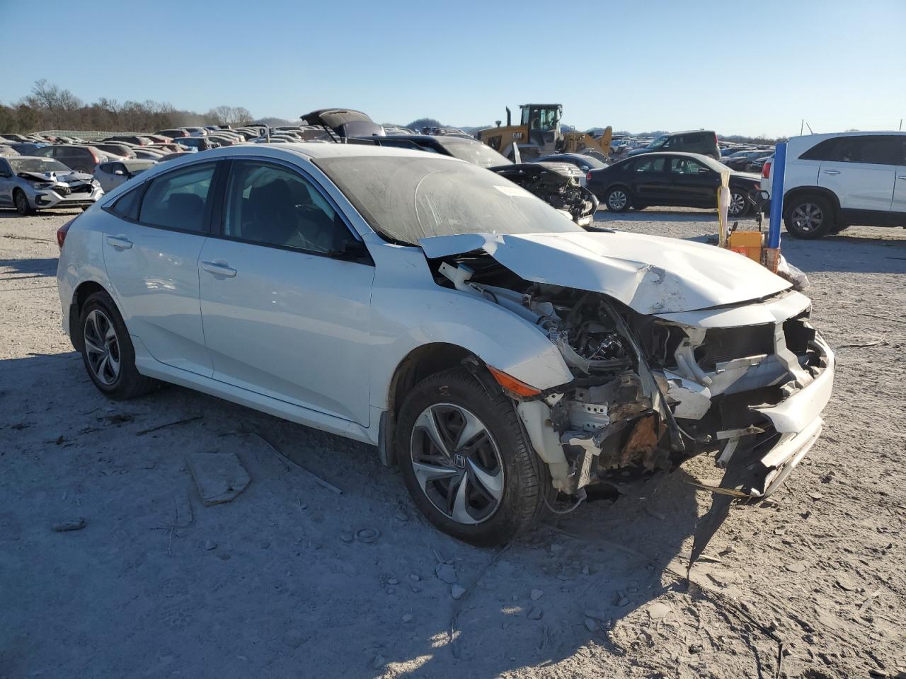 2020 Honda Civic VIN 19XFC2F62LE004930 Copart auction photo, front end damage thumbnail 4