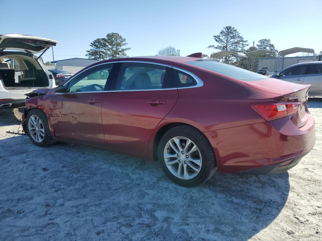 2017 Chevrolet Malibu VIN 1G1ZE5ST2HF241749 Copart auction photo, front end / side damage thumbnail 2