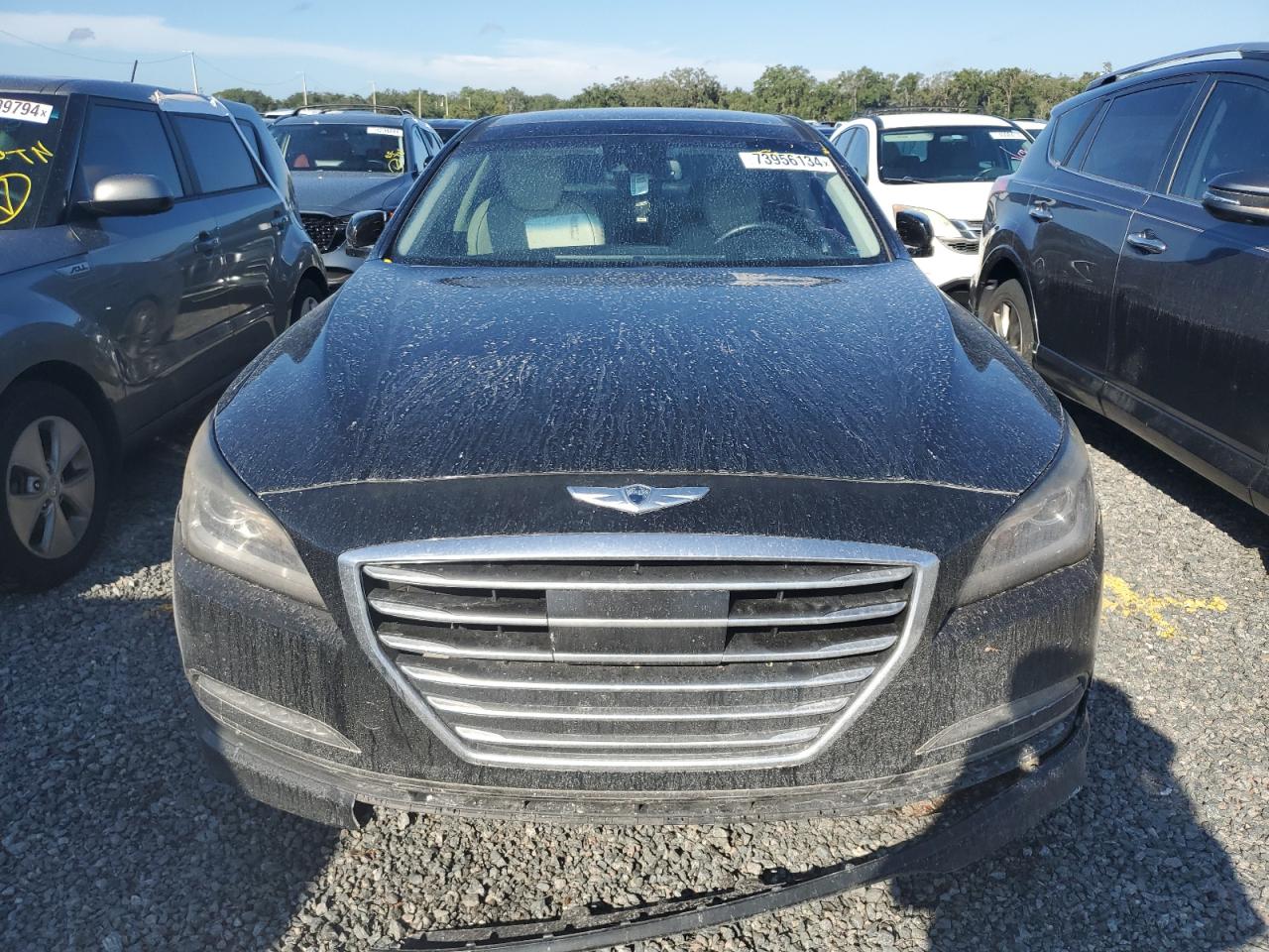 2016 Hyundai Genesis VIN KMHGN4JE9GU121528 Copart auction photo, water/flood damage thumbnail 5