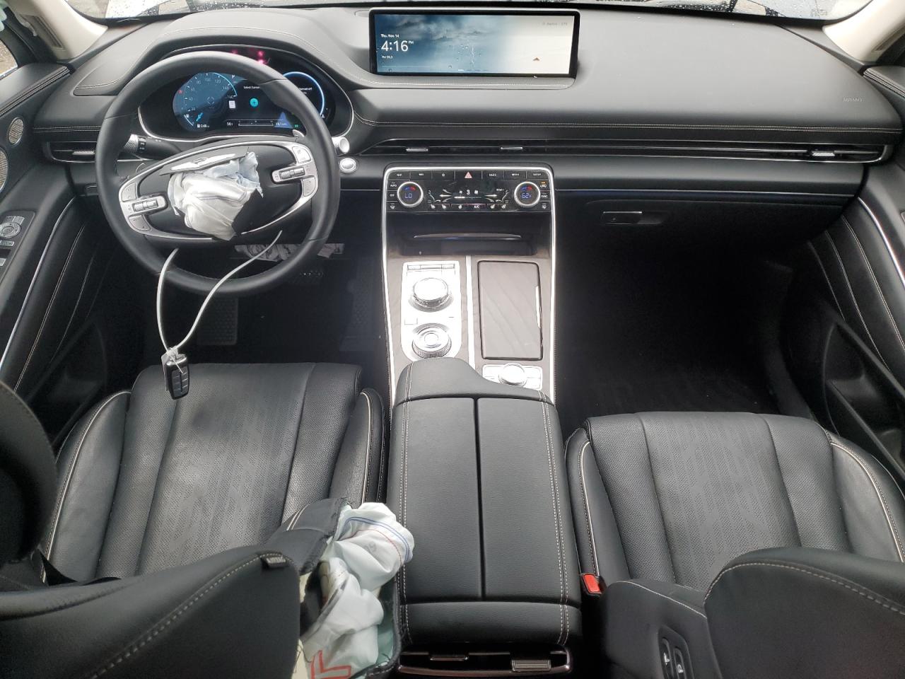 2023 Genesis Gv80 VIN KMUHBDSBXPU147476 Copart auction photo, front end damage thumbnail 8