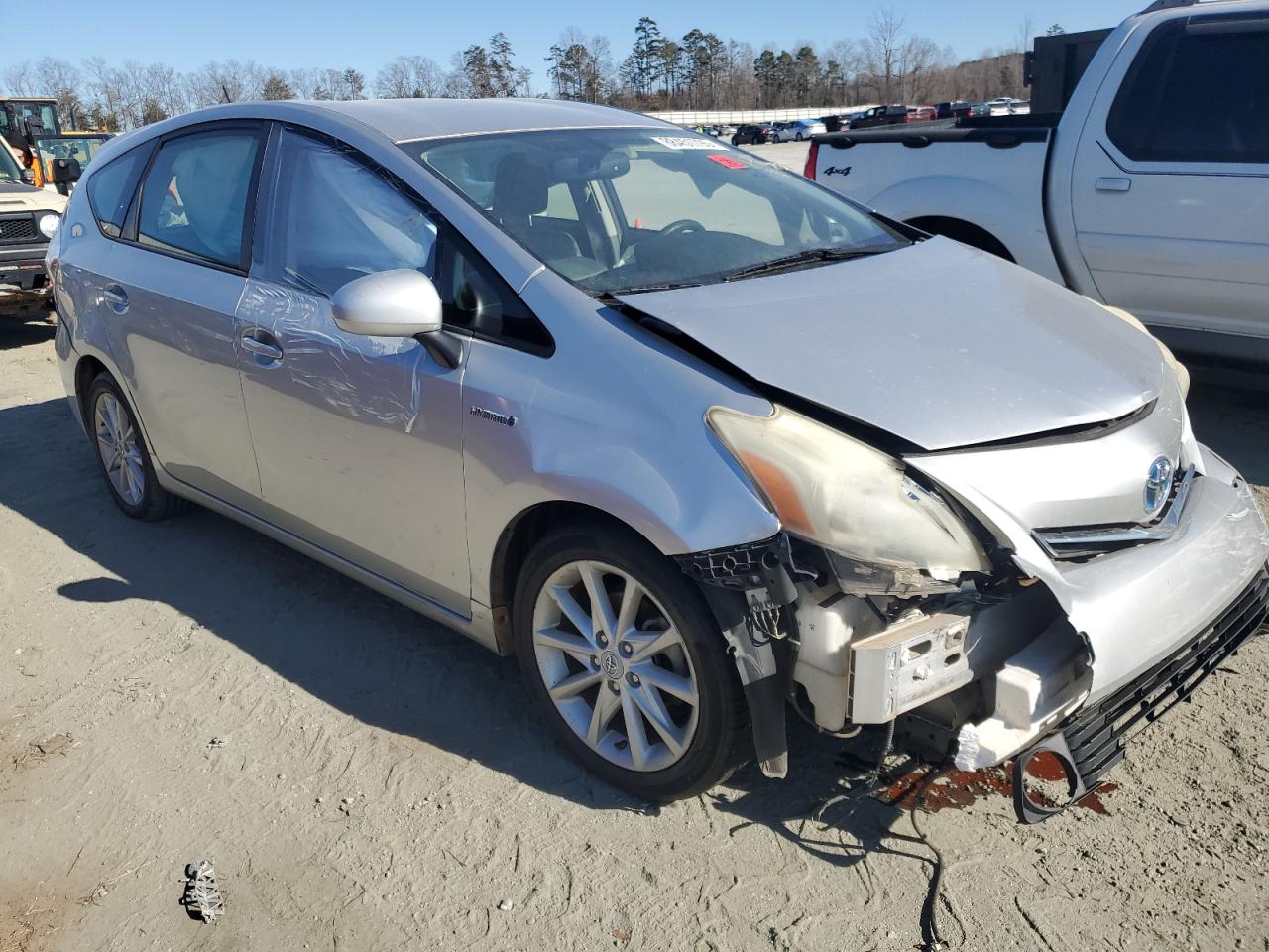 2012 Toyota Prius VIN JTDZN3EU5C3075978 Copart auction photo, front end damage thumbnail 4