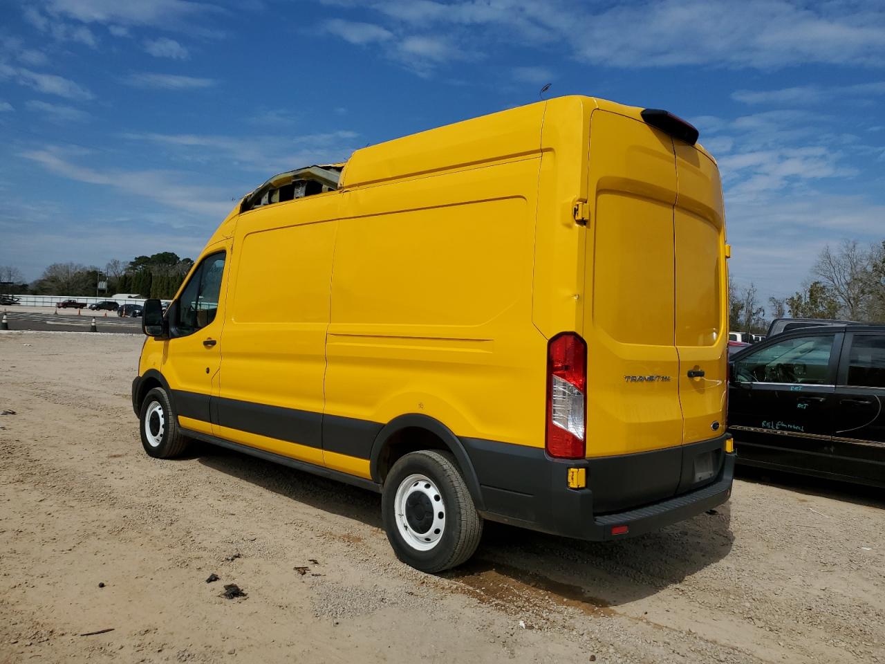 2021 Ford Transit VIN 1FTBR1X87MKA53806 Copart auction photo, top/roof damage thumbnail 2
