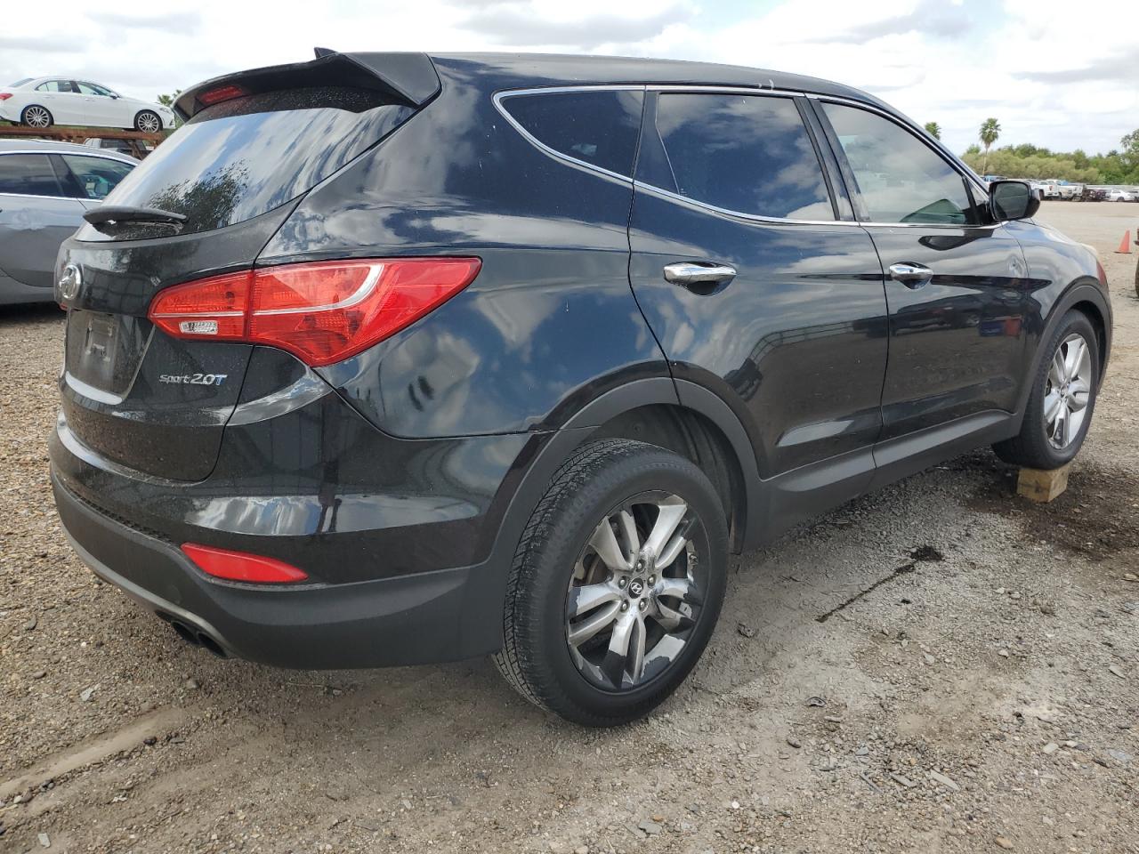 2013 Hyundai Santa Fe VIN 5XYZW3LAXDG023362 Copart auction photo, front end / minor dent/scratches damage thumbnail 3
