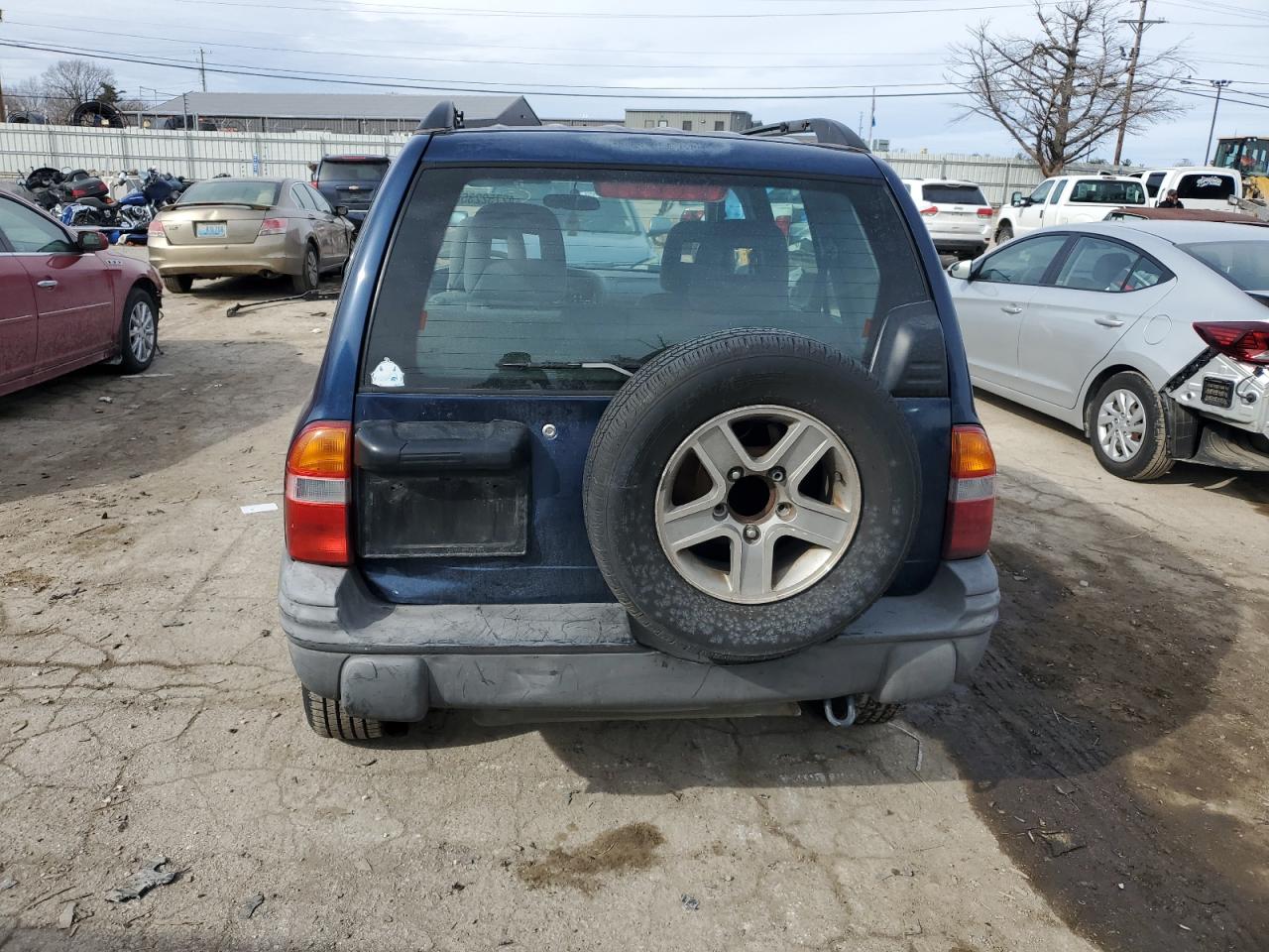 2003 Chevrolet Tracker VIN 2CNBJ134936927273 Copart auction photo, side damage thumbnail 6