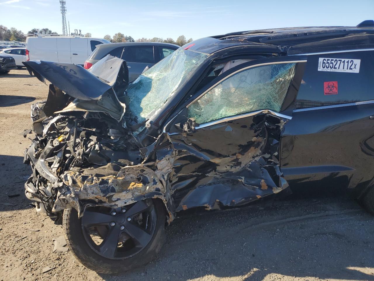 2015 Jeep Grand Cherokee VIN 1C4RJFAG0FC134873 Copart auction photo, front end / side damage thumbnail 10