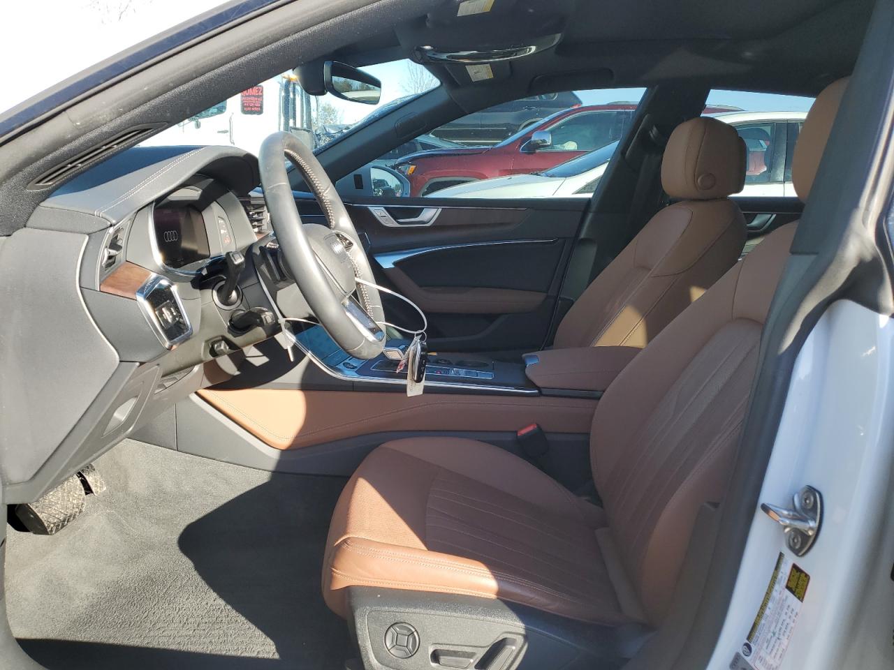 2021 Audi A7 VIN WAUV2AF22MN026281 Copart auction photo, front end / minor dent/scratches damage thumbnail 7
