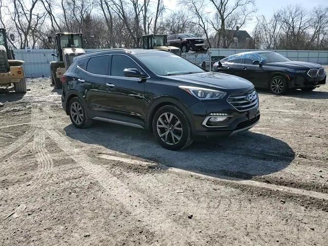 2017 Hyundai Santa Fe VIN 5XYZW4LA4HG501965 Copart auction photo, side / undercarriage damage thumbnail 14