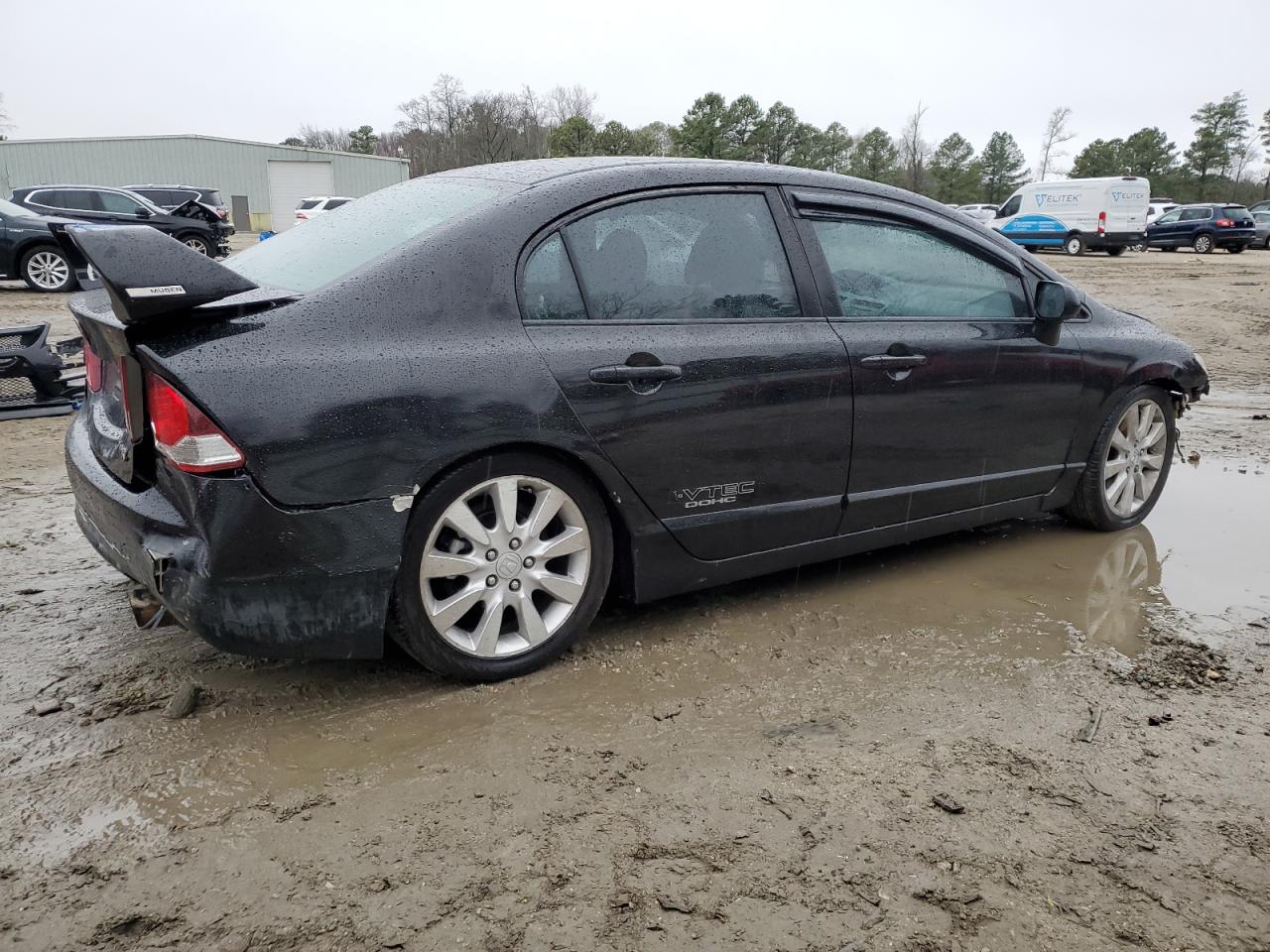 2011 Honda Civic VIN 2HGFA5E58BH701488 Copart auction photo, front end / rear end damage thumbnail 3