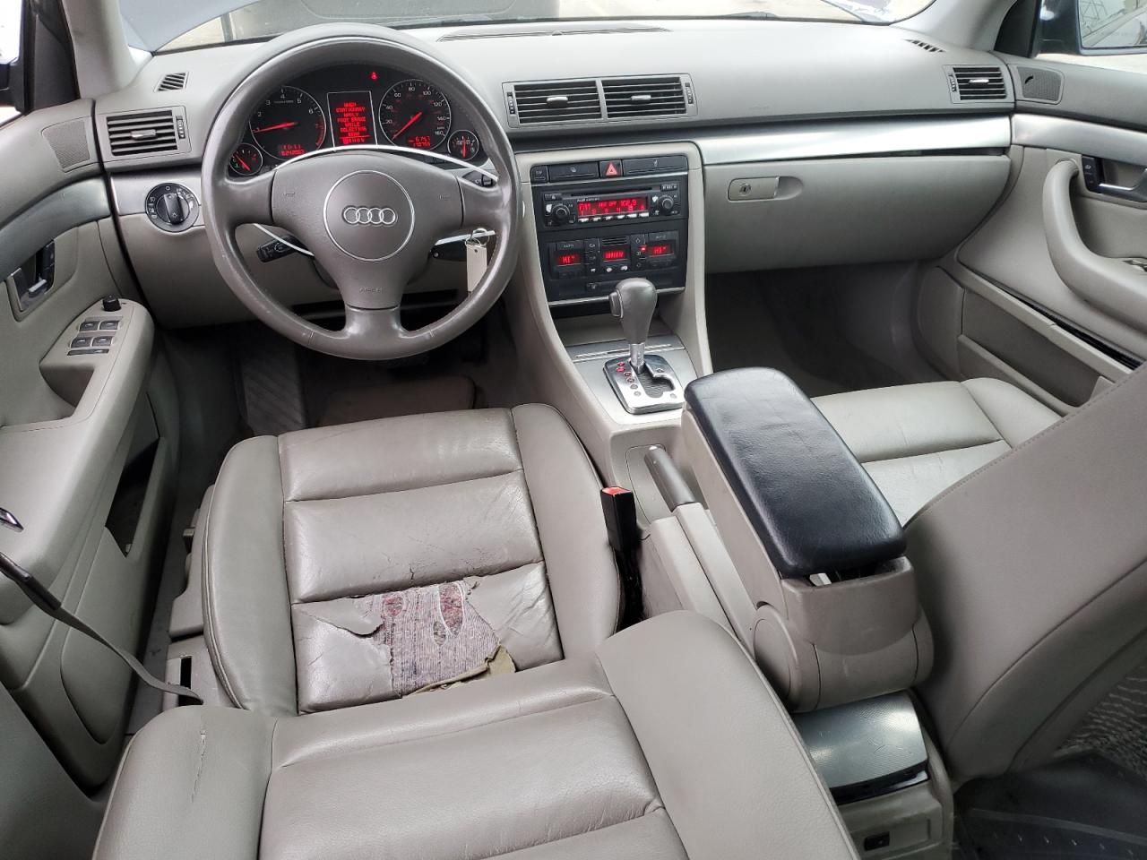 2005 Audi A4 VIN WAUJC68E25A033580 Copart auction photo, side / front end damage thumbnail 8