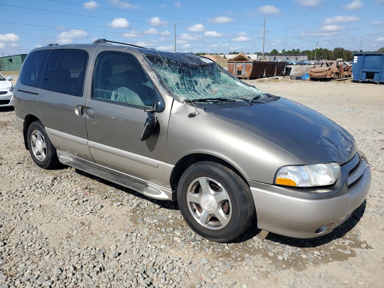 2001 Nissan Quest VIN 4N2ZN15T21D817883 Copart auction photo, top/roof / front end damage thumbnail 4