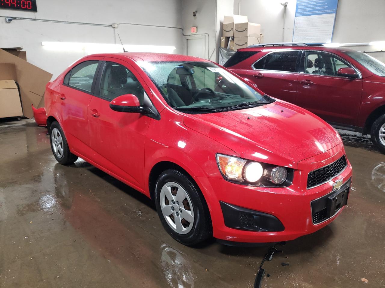 2014 Chevrolet Sonic VIN 1G1JA5SH4E4157072 Copart auction photo, rear end damage thumbnail 4