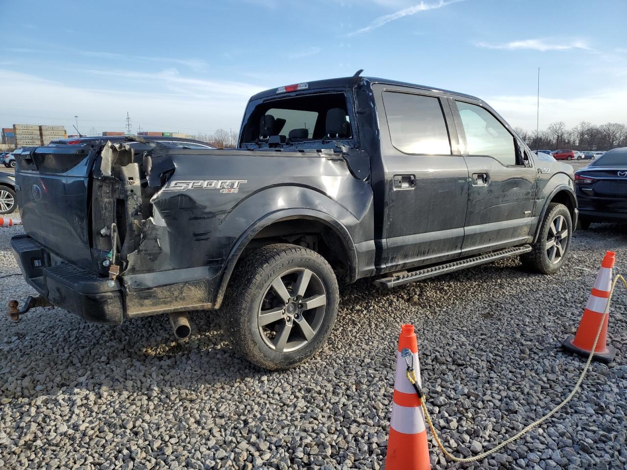 2015 Ford F-150 VIN 1FTEW1EP0FFB80893 Copart auction photo, side damage thumbnail 3