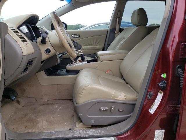 2009 Nissan Murano VIN JN8AZ18W09W124714 Copart auction photo, side damage thumbnail 7