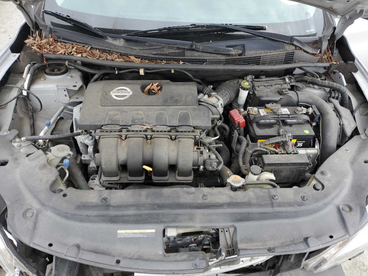 2014 Nissan Sentra VIN 3N1AB7APXEL669764 Copart auction photo, front end damage thumbnail 12