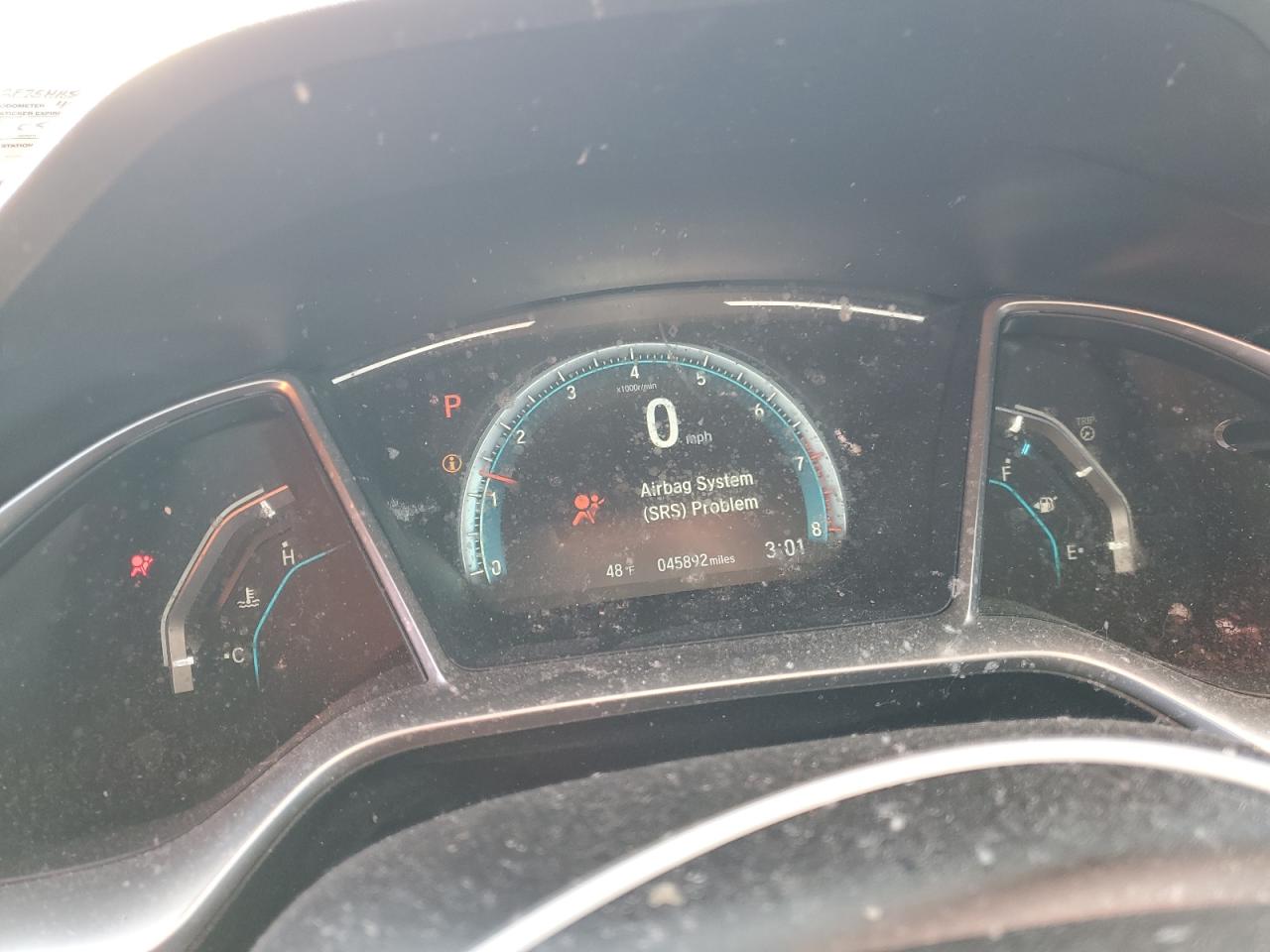 2017 Honda Civic VIN 2HGFC2F75HH567007 Copart auction photo, front end / rear end damage thumbnail 9
