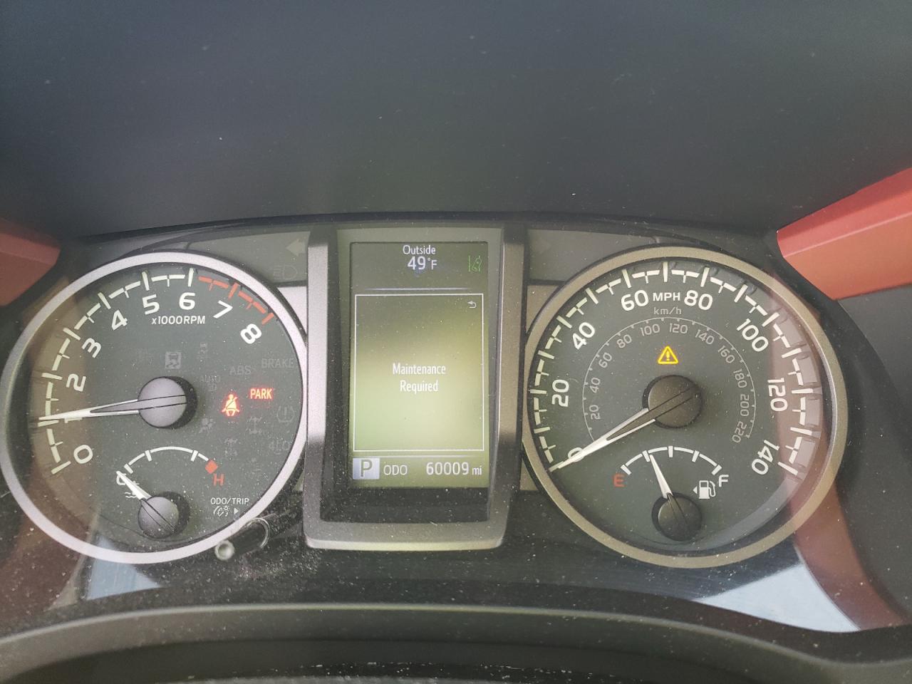 2020 Toyota Tacoma VIN 5TFCZ5AN7LX234299 Copart auction photo, rear end damage thumbnail 9