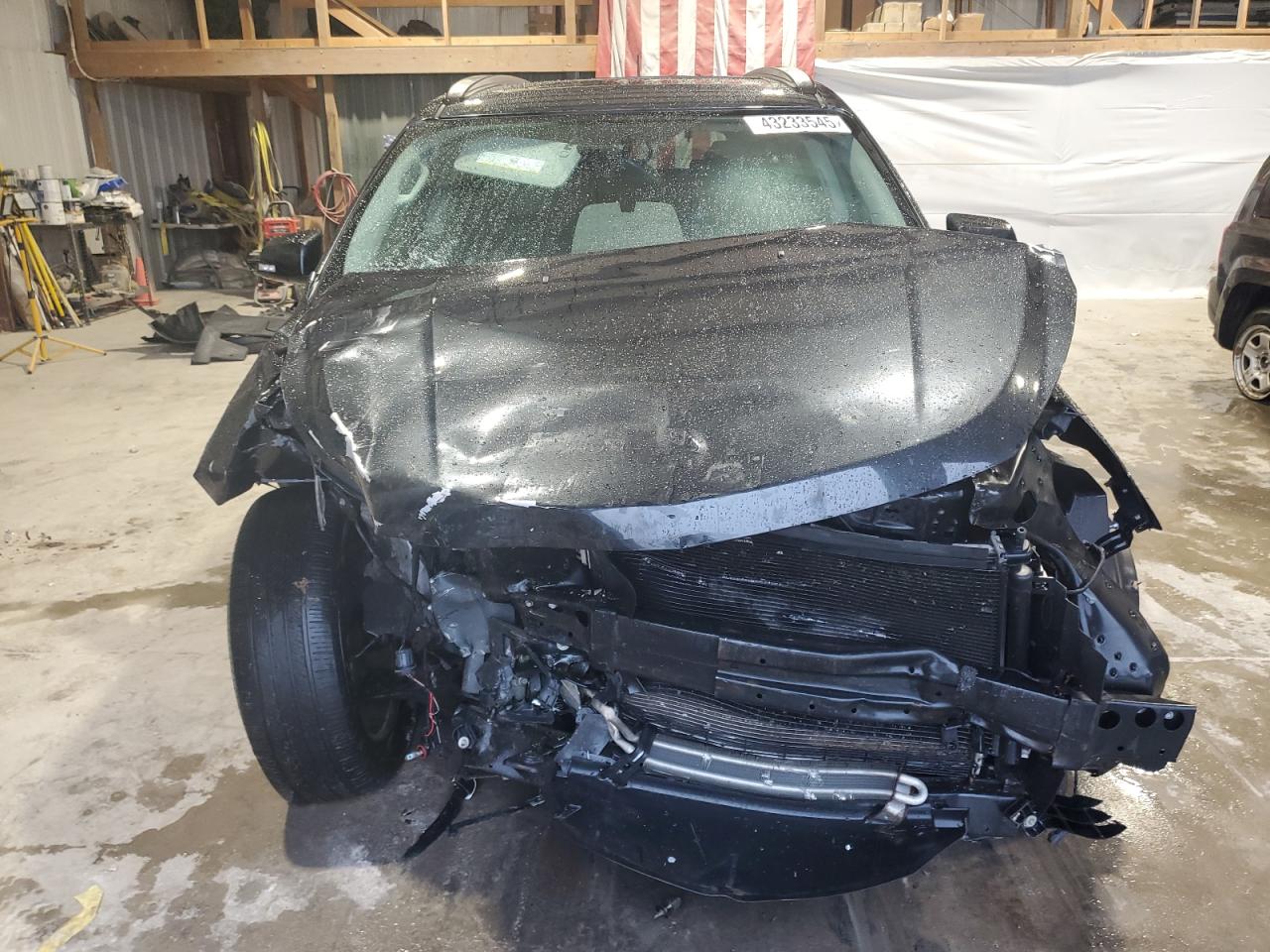 2013 Chevrolet Traverse VIN 1GNKRLKD4DJ106880 Copart auction photo, front end damage thumbnail 5