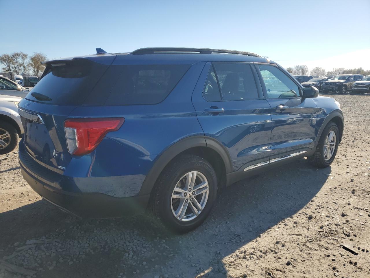 2020 Ford Explorer VIN 1FMSK8DH8LGC26084 Copart auction photo, front end damage thumbnail 3