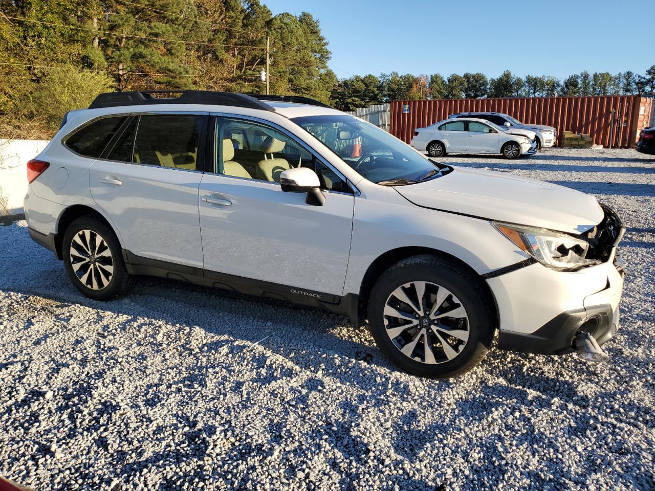 2016 Subaru Outback VIN 4S4BSANC7G3320111 Copart auction photo, front end / minor dent/scratches damage thumbnail 4