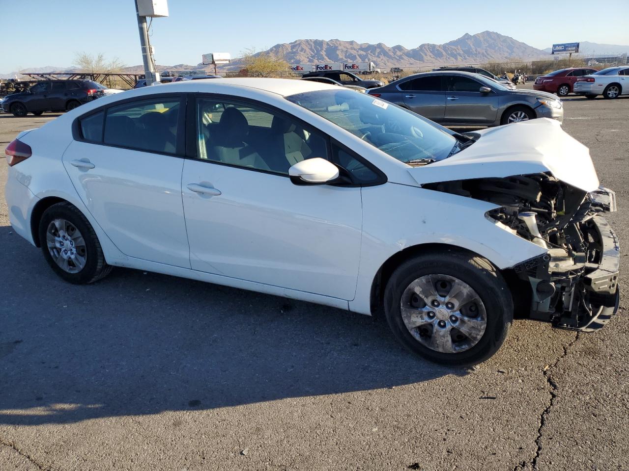 2018 KIA Forte VIN 3KPFK4A76JE220159 Copart auction photo, front end damage thumbnail 4