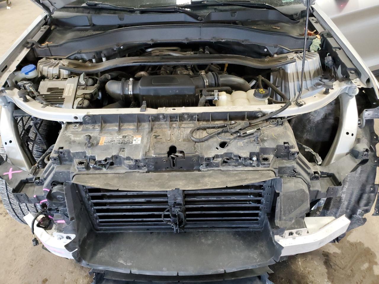 2020 Ford Explorer VIN 1FM5K8GC1LGB87447 Copart auction photo, front end / rear end damage thumbnail 14