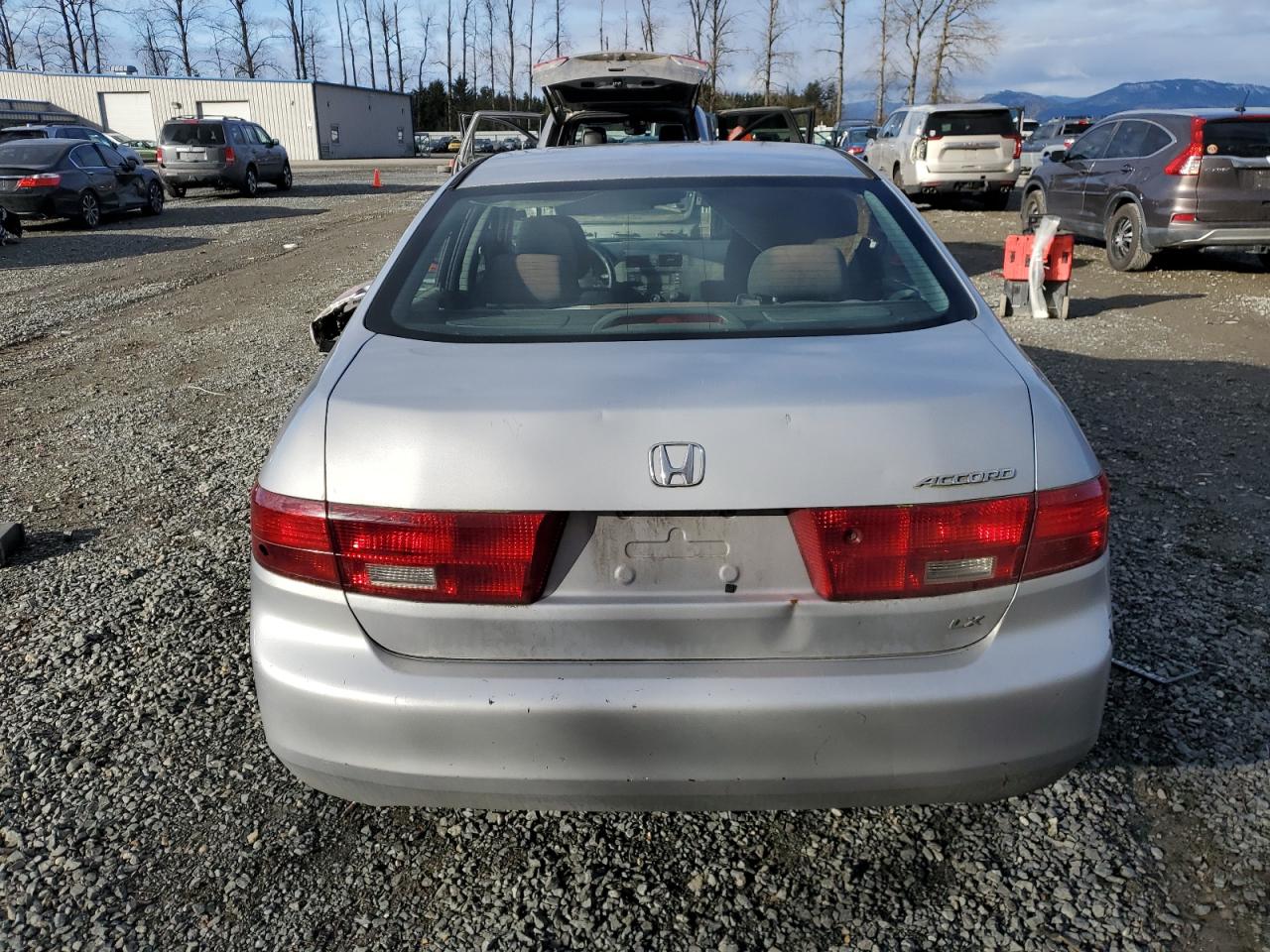 2005 Honda Accord VIN 1HGCM56445A177579 Copart auction photo, front end / side damage thumbnail 6