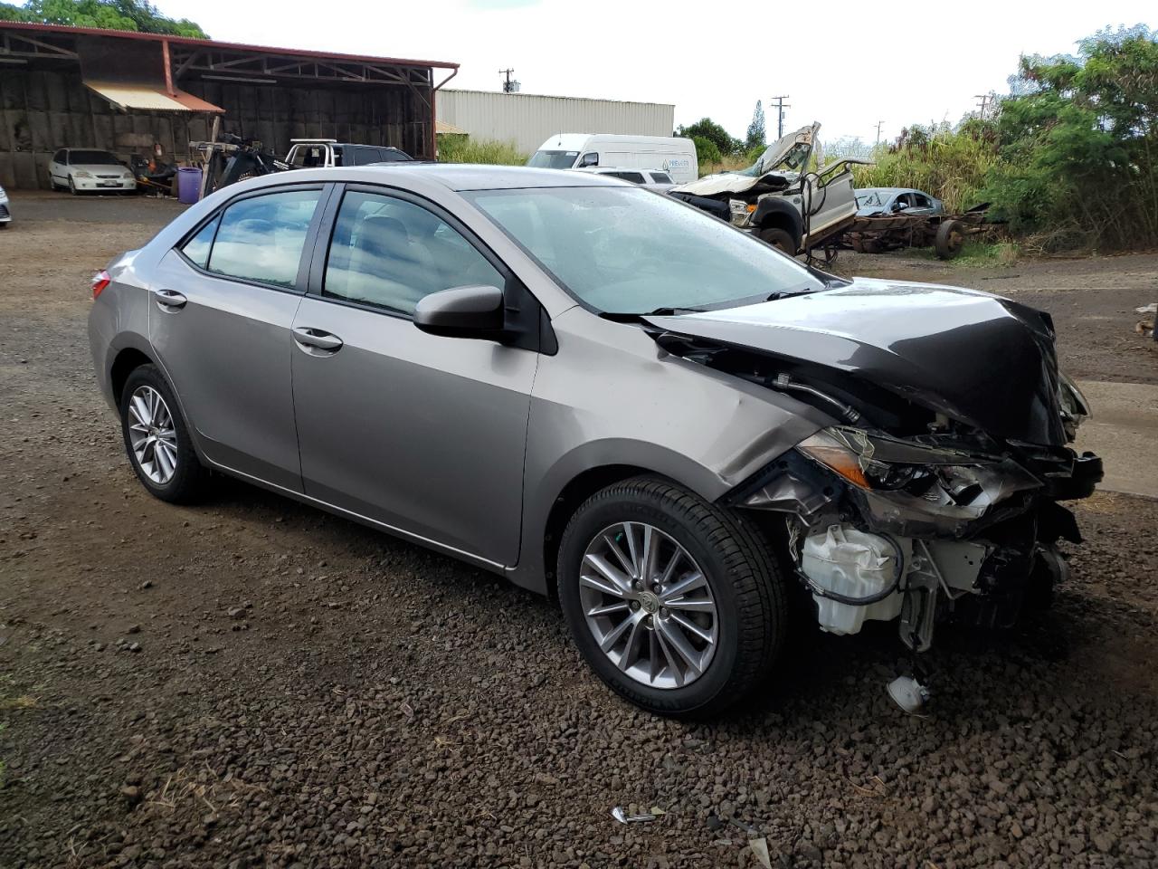 2015 Toyota Corolla VIN 5YFBURHE0FP318068 Copart auction photo, front end damage thumbnail 4