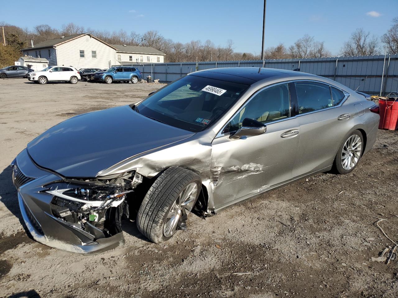2020 Lexus ES VIN 58AEZ1B19LU074168