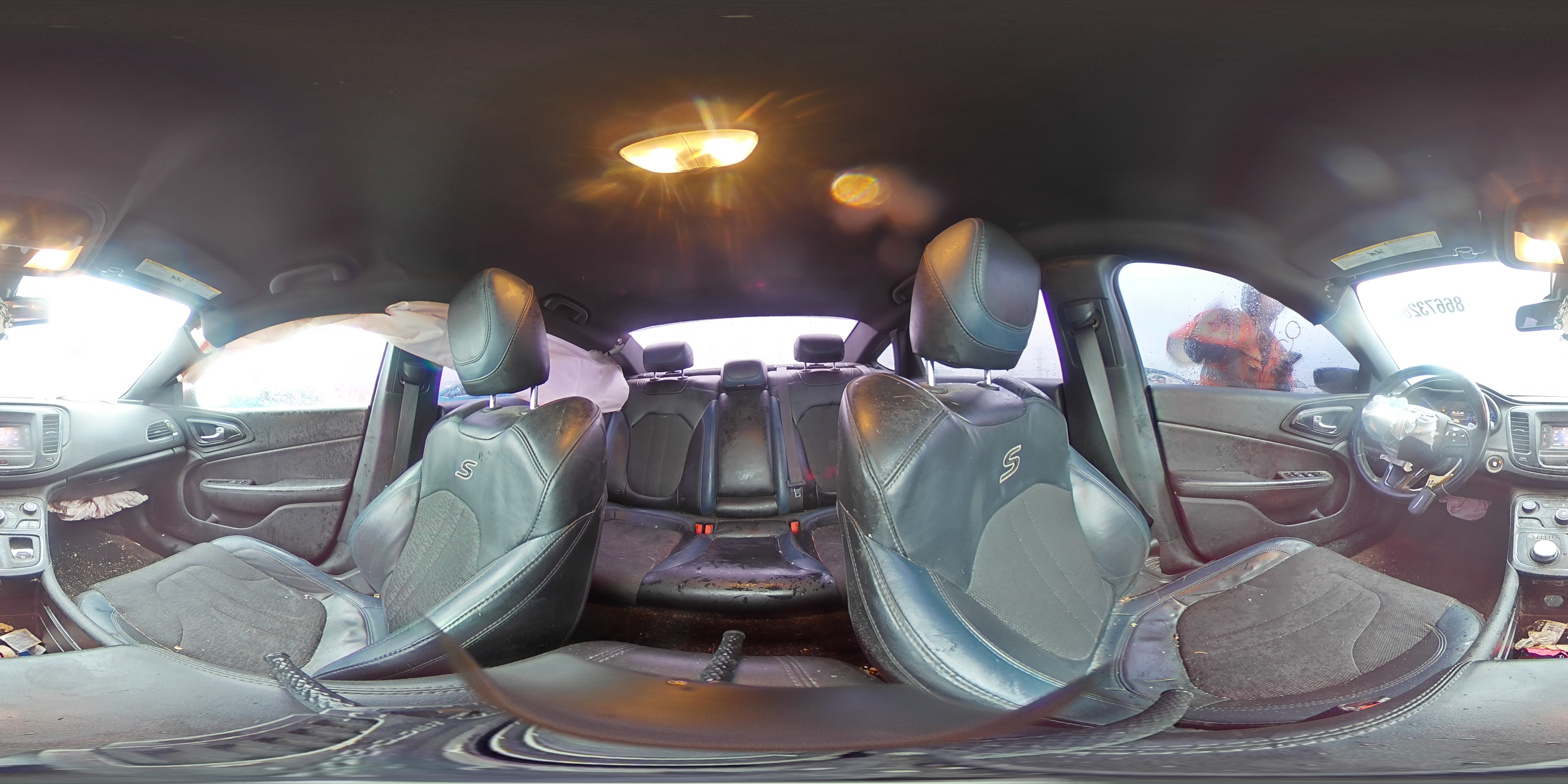 2015 Chrysler 200 VIN 1C3CCCBBXFN709670 Copart auction photo, all over damage thumbnail 13