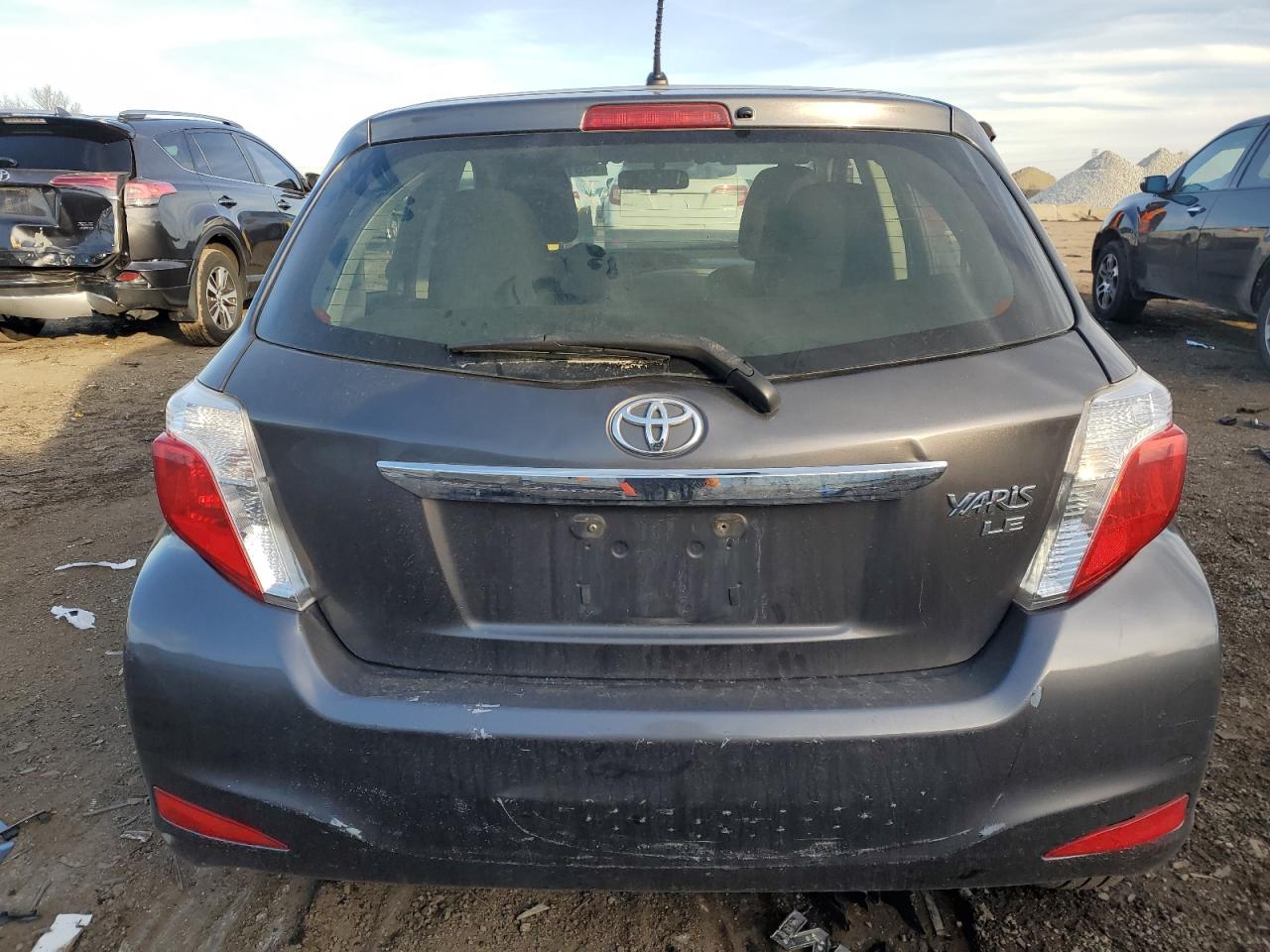 2013 Toyota Yaris VIN JTDKTUD36DD563953 Copart auction photo, front end damage thumbnail 6