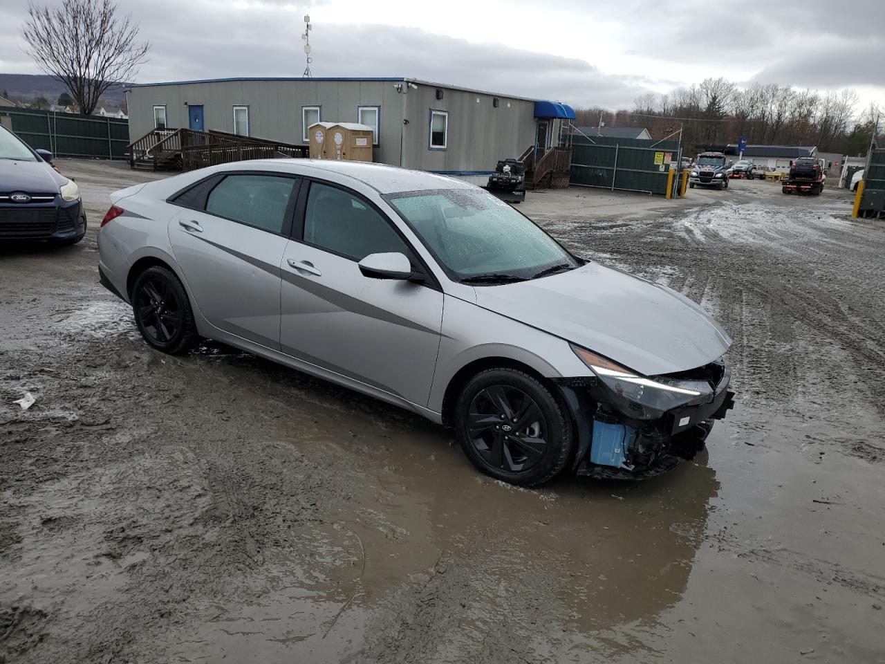 2021 Hyundai Elantra VIN 5NPLM4AG1MH021324 Copart auction photo, front end damage thumbnail 4