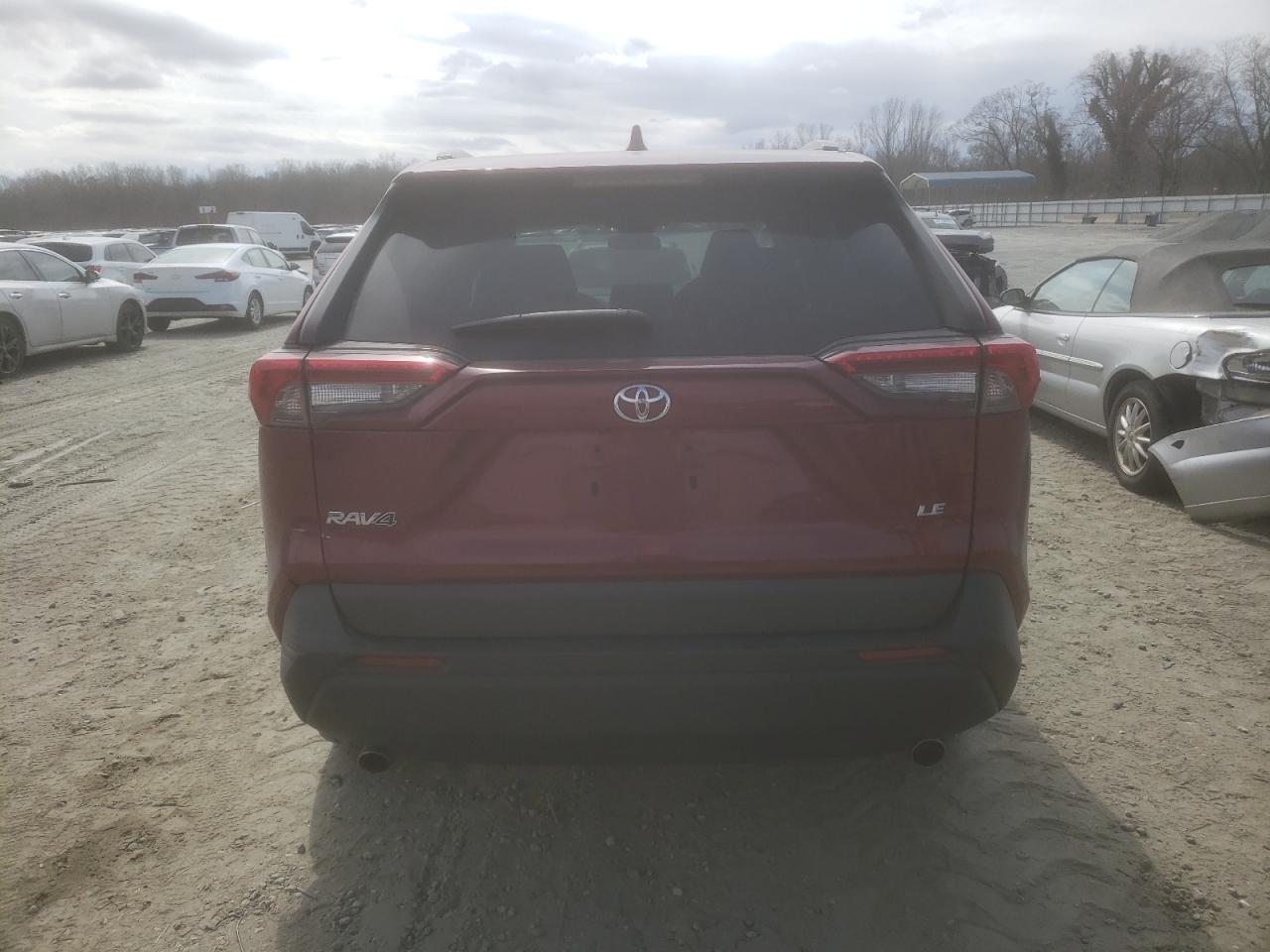 2020 Toyota RAV 4 VIN 2T3H1RFVXLW094606 Copart auction photo, side / minor dent/scratches damage thumbnail 6