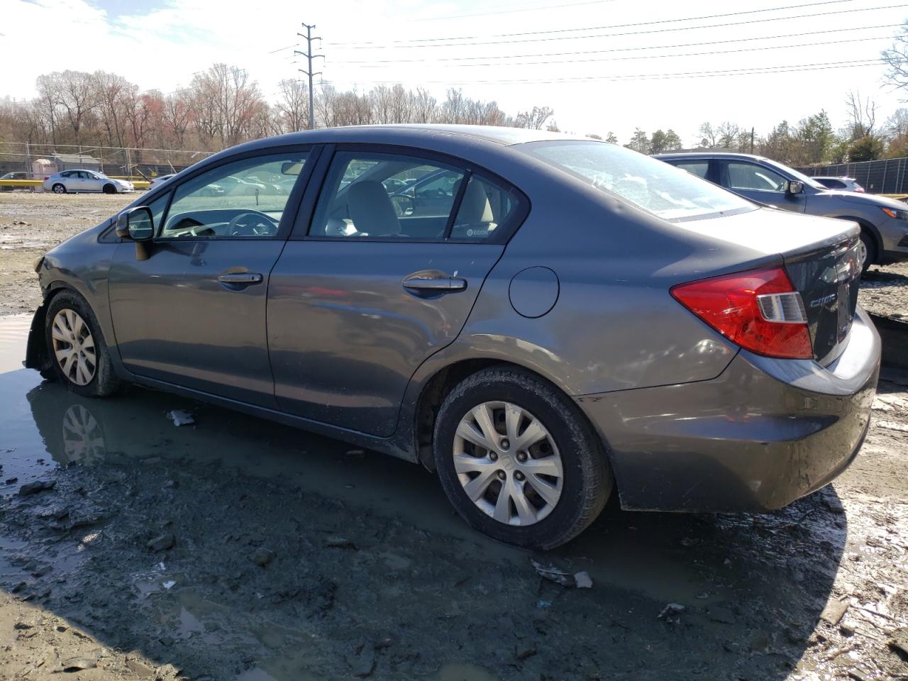 2012 Honda Civic VIN 19XFB2F5XCE108303 Copart auction photo, front end damage thumbnail 2