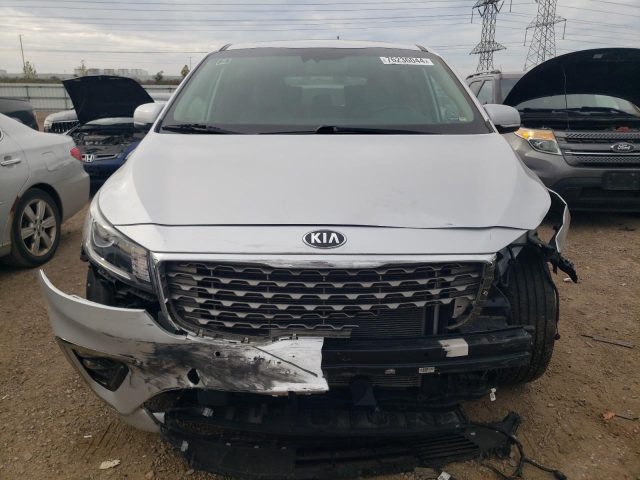 2020 KIA Sedona VIN KNDMC5C15L6597044 Copart auction photo, front end damage thumbnail 5