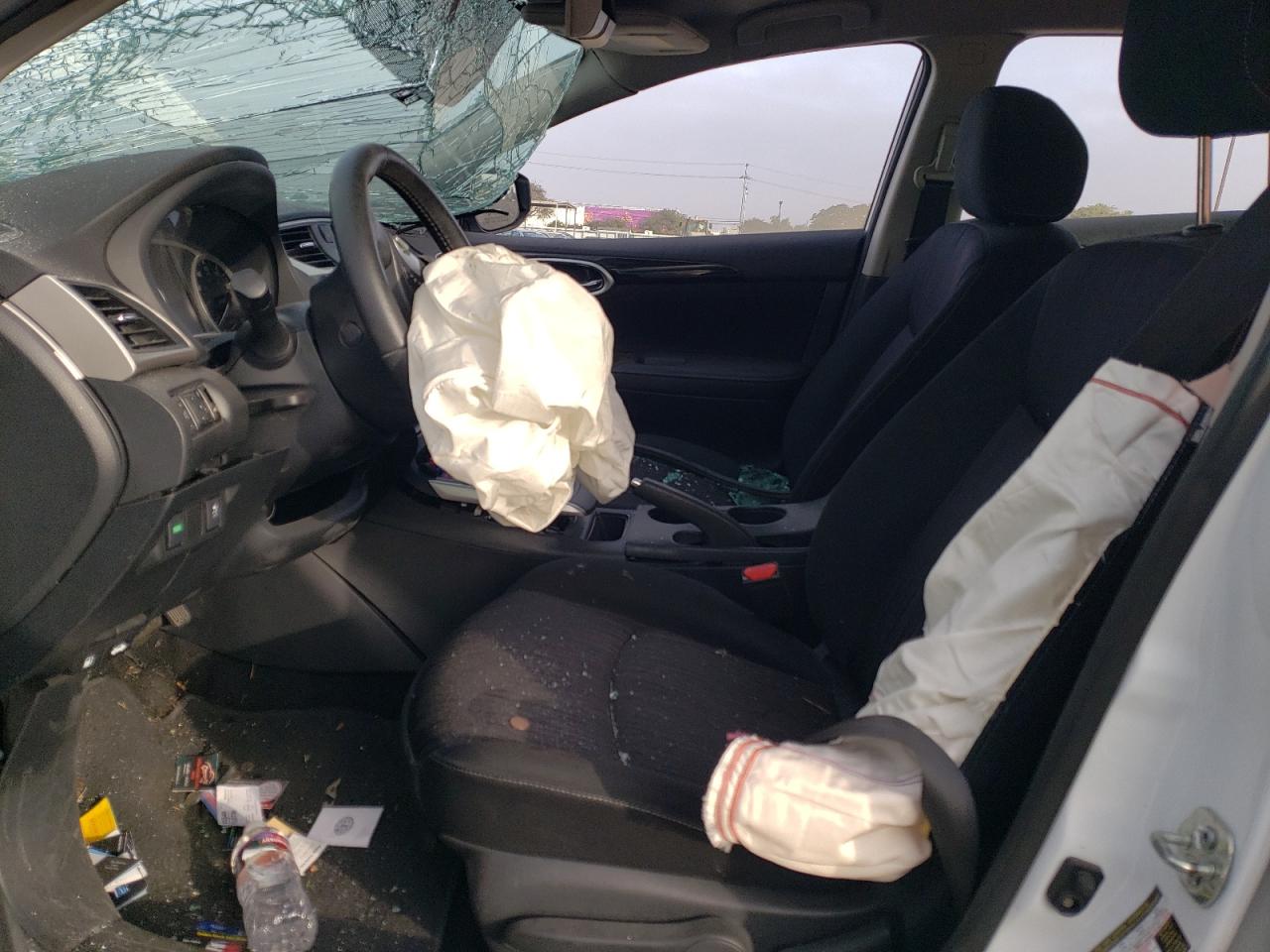 2019 Nissan Sentra VIN 3N1AB7APXKY423831 Copart auction photo, all over damage thumbnail 7