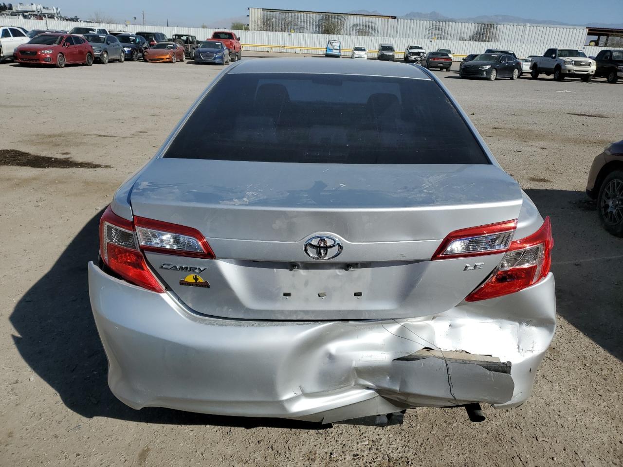 2014 Toyota Camry VIN 4T1BF1FK6EU402624 Copart auction photo, rear end damage thumbnail 6