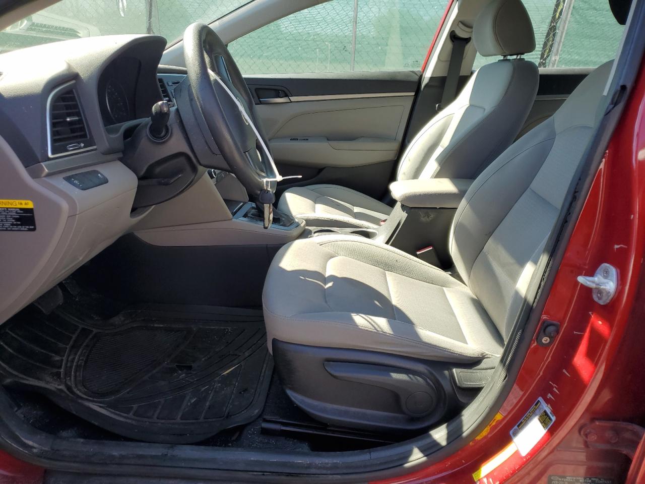 2017 Hyundai Elantra VIN KMHD74LF2HU120323 Copart auction photo, front end / side damage thumbnail 7