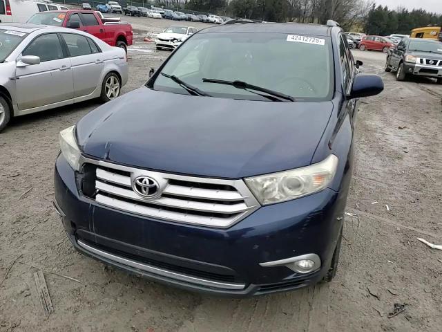 2011 Toyota Highlander VIN 5TDBK3EH7BS053703 Copart auction photo, side / front end damage thumbnail 12