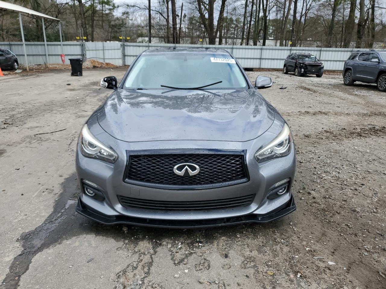 2015 Infiniti Q50 VIN JN1BV7AP1FM332581 Copart auction photo, side damage thumbnail 5