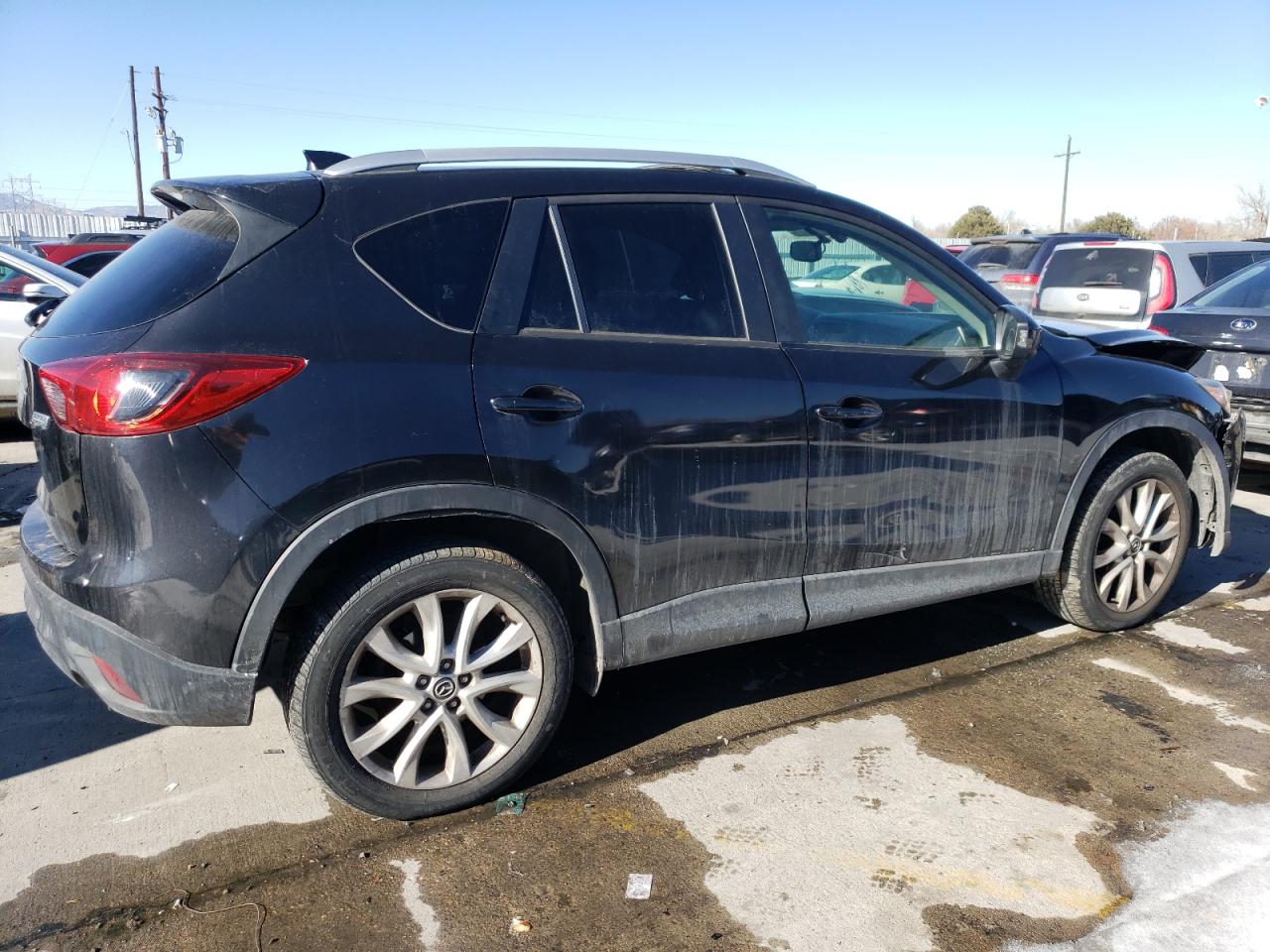 2013 Mazda CX-5 VIN JM3KE4DE3D0166890 Copart auction photo, front end / rear end damage thumbnail 3