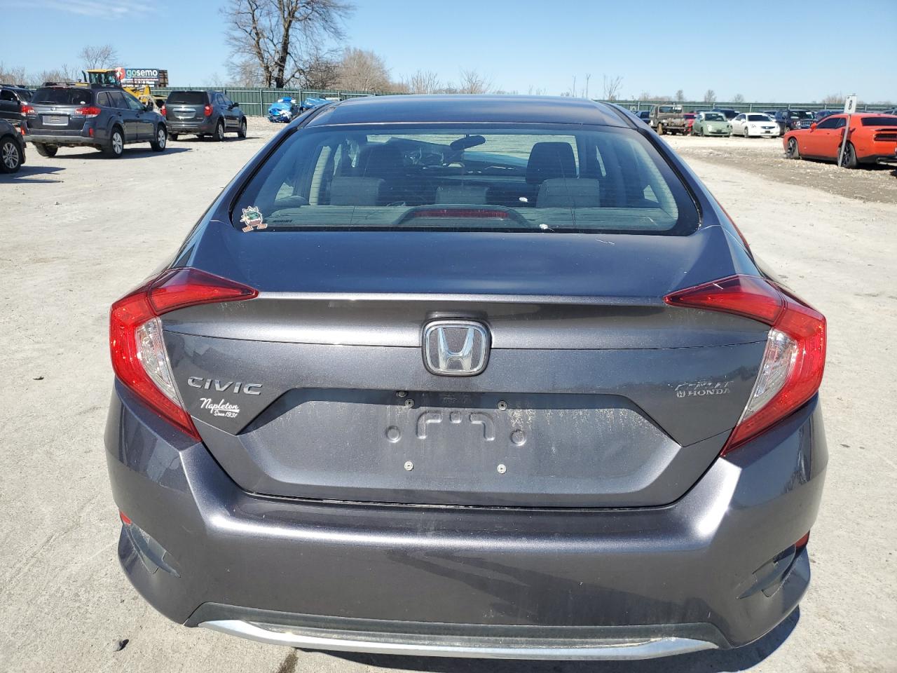 2020 Honda Civic VIN 2HGFC2F63LH538928 Copart auction photo, front end damage thumbnail 6