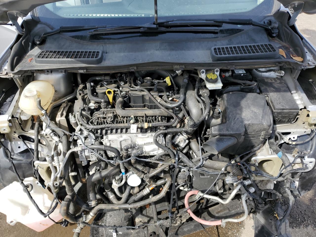 2018 Ford Escape VIN 1FMCU0GDXJUB28617 Copart auction photo, front end damage thumbnail 12