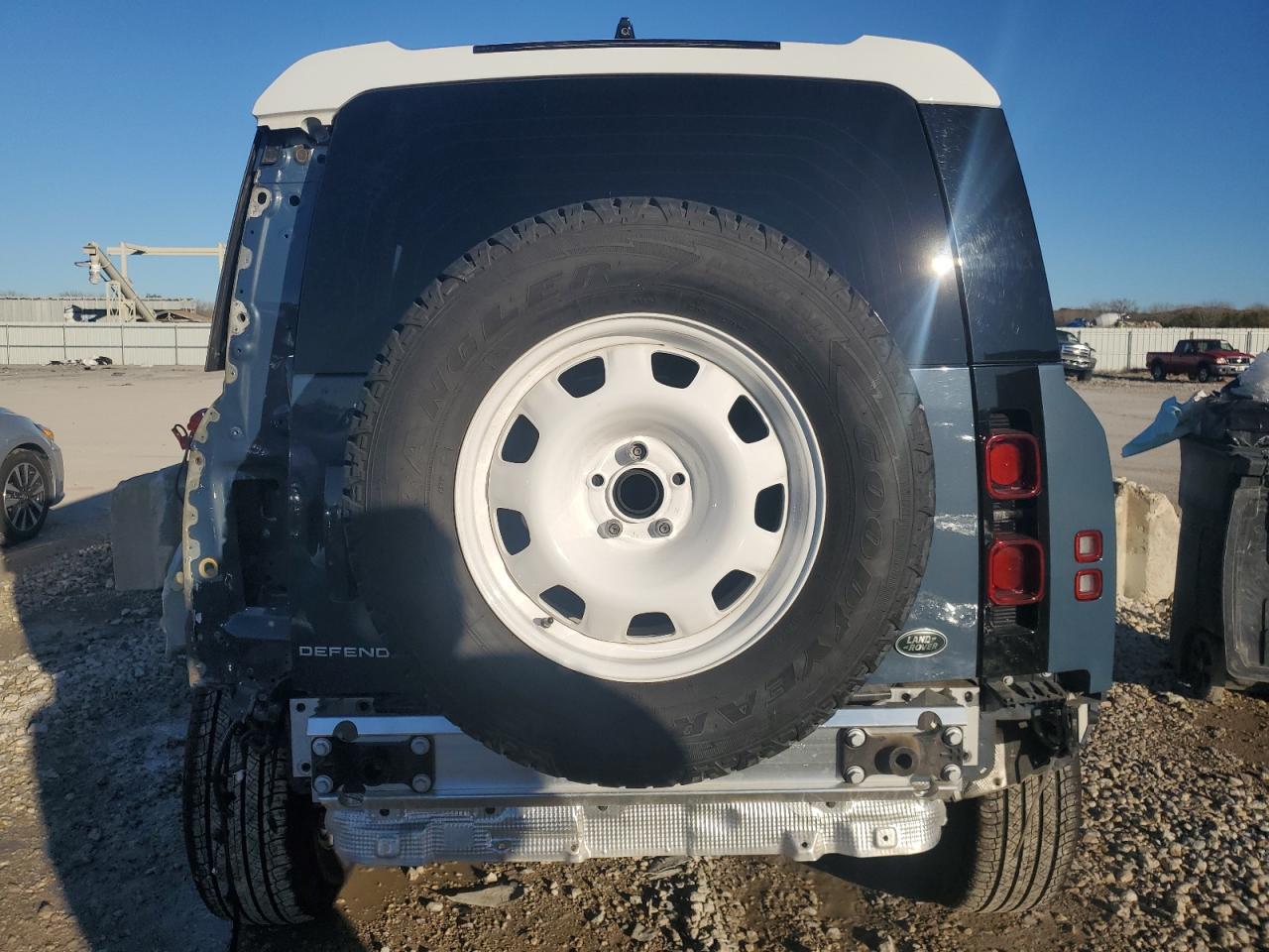 2022 Land Rover Defender VIN SALEK7RX6N2076707 Copart auction photo, rear end damage thumbnail 6
